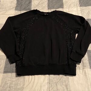 Studio Y Black Sparkly Sweatshirt